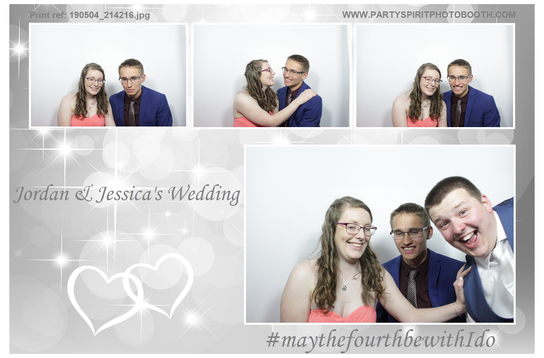 Jordan and Jessica's Wedding | View more photos from the event at gallery.partyspiritphotobooth.com/u/PartySpiritPhotoBooth/Jordan-and-Jessicas-Wedding